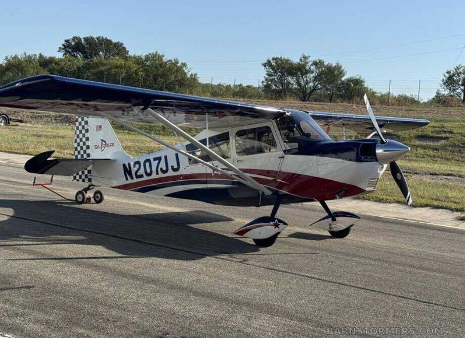American Champion 8KCAB Super Decathlon (N207JJ) on the ramp at Falcon Field